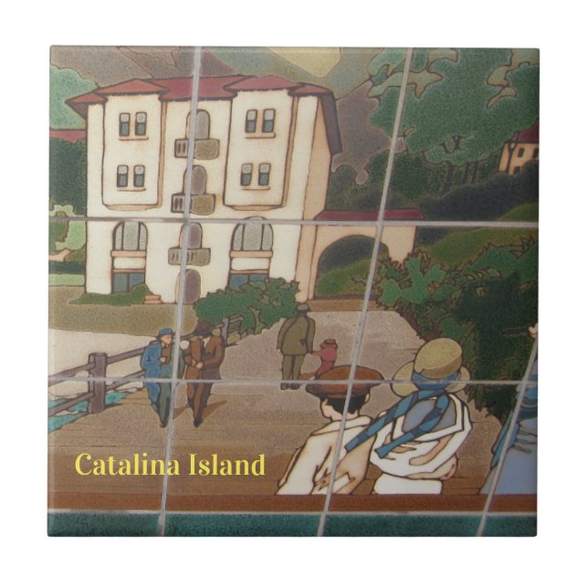 CATALINA ISLAND CERAMIC TILE CATALINA STROLL (Front)