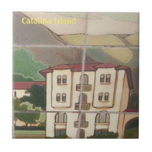 CATALINA ISLAND CERAMIC TILE FAVORITE PLACE