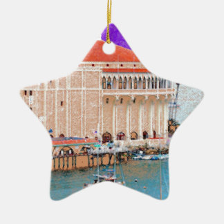 Catalina Island Ceramic Tree Decoration