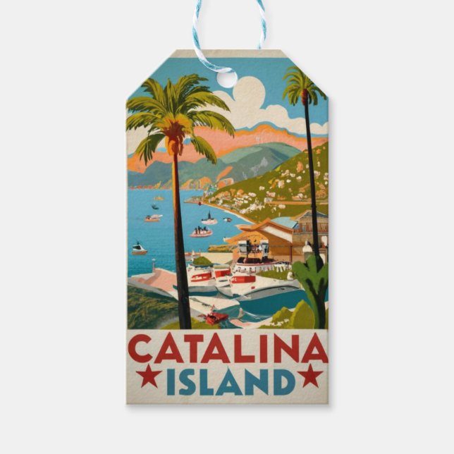 Catalina Island Gift Tags (Front)