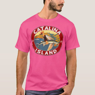 Catalina Island Island California Flying Fish Vint T-Shirt
