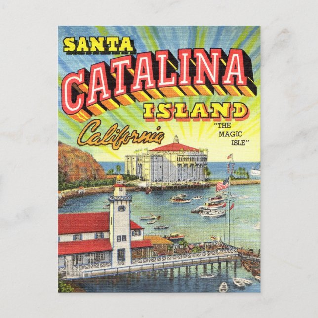 Catalina Island post card (Front)