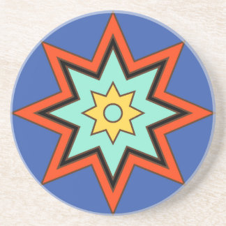 Catalina Island Tile Design Sandstone Coaster