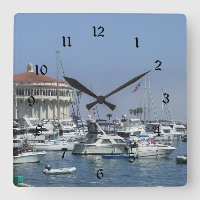 Catalina Island Wall Clock (Front)