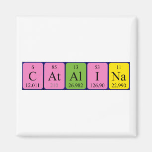 Catalina periodic table name magnet