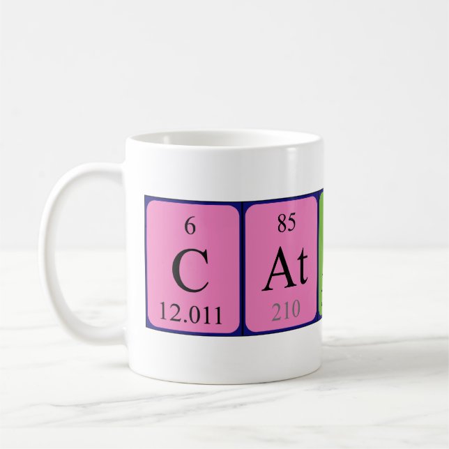 Catalina periodic table name mug (Left)