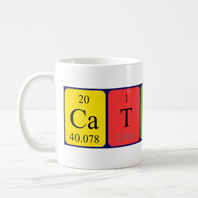 Catalina periodic table name mug (Left)