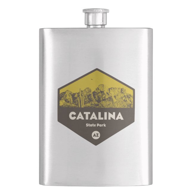 Catalina State Park, Arizona Hip Flask (Front)