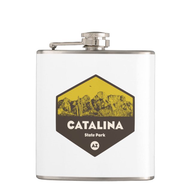 Catalina State Park, Arizona Hip Flask (Front)