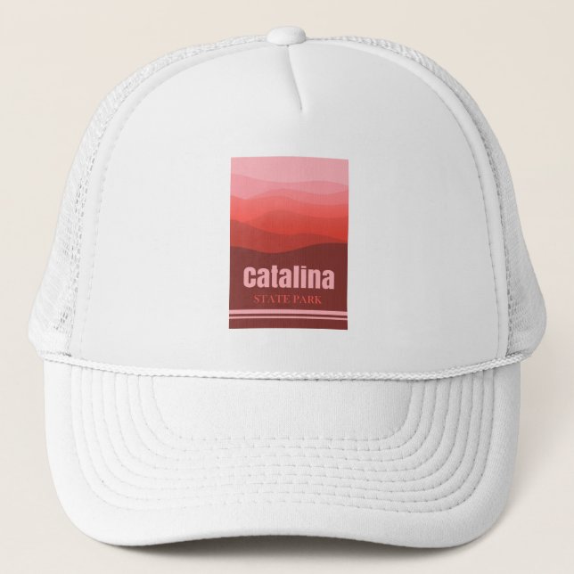 Catalina State Park Arizona Red Hills Trucker Hat (Front)