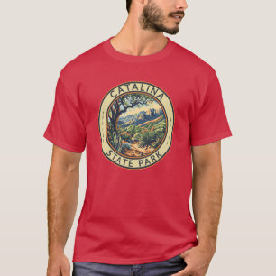 Catalina State Park Arizona Travel Art Badge Overs T-Shirt