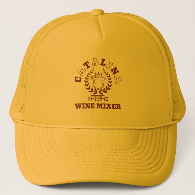 Catalina Wine Mixer Trucker Hat (Front)