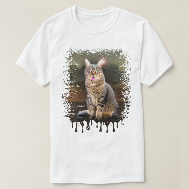 Catalisa Funny cat shirt (Design Front)
