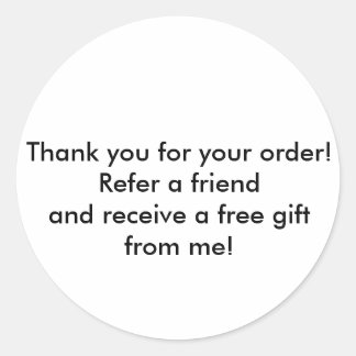 Catalogue stickers for direct sales