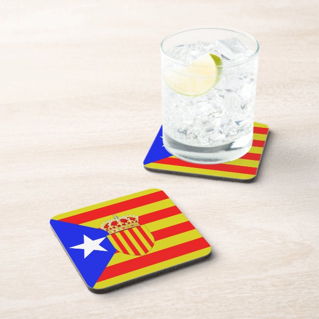 Catalonia flag coaster (Right Side)