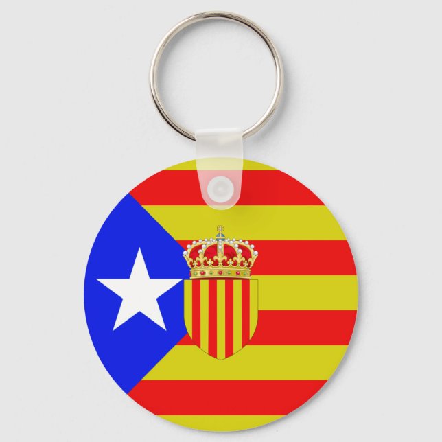 Catalonia flag key ring (Front)