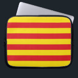 Catalonia Flag Laptop Sleeve<br><div class="desc">Carry your Catalan pride wherever you go with this patriotic laptop sleeve featuring the vibrant Flag of Catalonia! Designed to protect your laptop with style, this sleeve showcases the iconic red and yellow stripes of the Senyera, symbolising the rich cultural heritage and strong identity of Catalonia. Perfect for students, professionals,...</div>