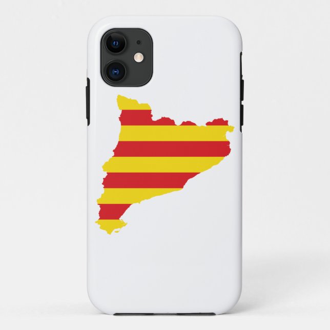 Catalonia Flag Map Case-Mate iPhone Case (Back)