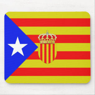 Catalonia flag mouse mat