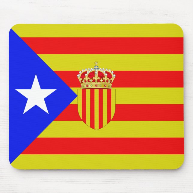 Catalonia flag mouse mat (Front)