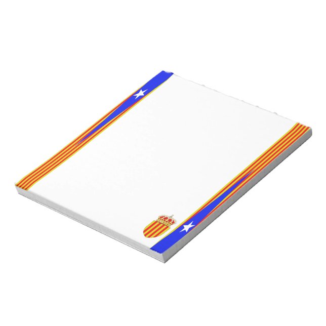 Catalonia flag notepad (Rotated)