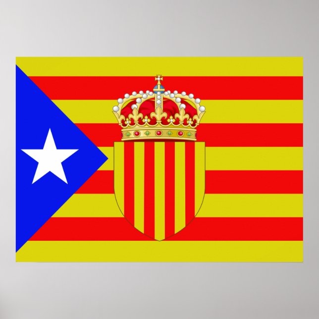 Catalonia flag poster (Front)