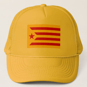 Catalonia Red Starred Flag Trucker Hat