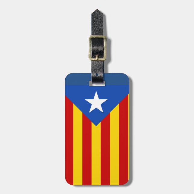 Catalonia suitcase Identification worldwide Luggage Tag (Front Vertical)