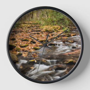 Cataloochee Creek NC Great Smoky Mountains Clock