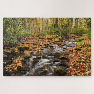 Cataloochee Creek NC Great Smoky Mountains Jigsaw Puzzle