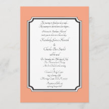 Cataloupe Elegant Formal Wedding Announcement