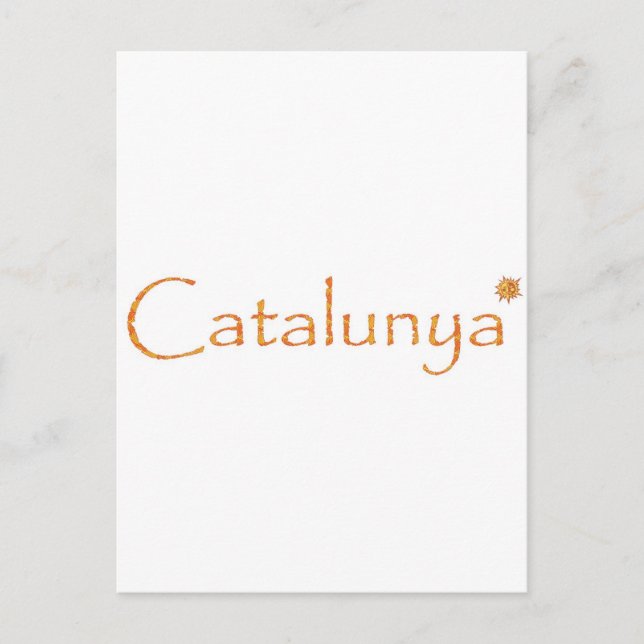 catalunya postcard (Front)