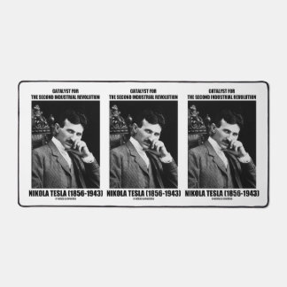 Catalyst For Second Industrial Revolution N. Tesla Desk Mat