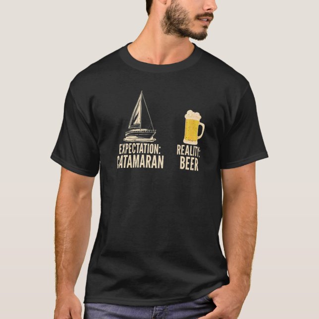 Catamaran Boat Sailing T-Shirt (Front)
