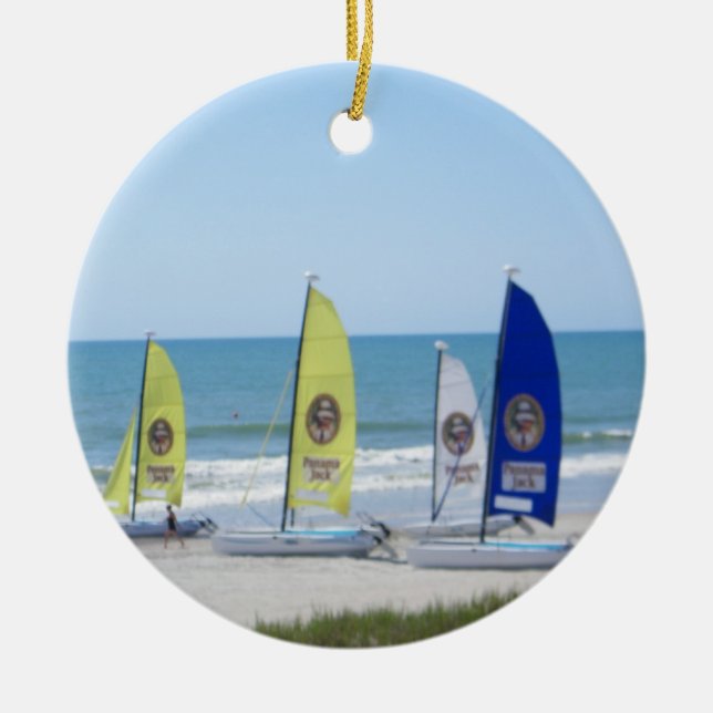 CATAMARAN CHRISTMAS ORNAMENT (Front)