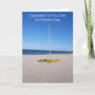 Catamaran Personalised Father's Day Card