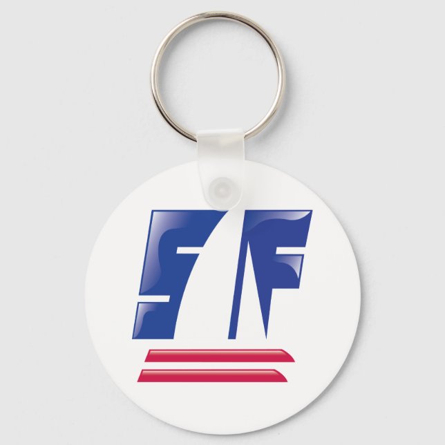 Catamaran Sailing_Pontoon Racing_S.F. Bay Boating Key Ring (Front)