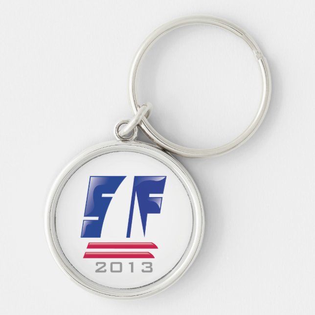 Catamaran Sailing_Pontoon Racing_S.F. Bay Boating Key Ring (Front)