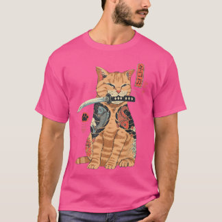 Catana Cat vintage Cute Japaneseinspired cat T-Shirt
