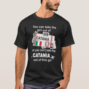 Catania Boarding Pass Catania Girl Catania T-Shirt