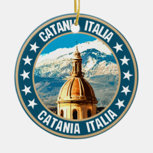 Catania ceramic tree decoration