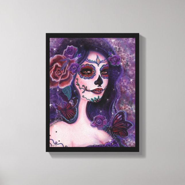 Catania day of the dead by Renee Lavoie  Canvas Print (Front)