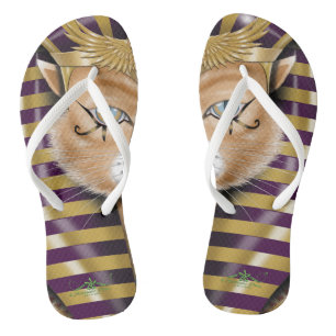 CATankhaMEOW Flip Flops