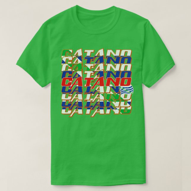 Catano Cascade text T-Shirt (Design Front)