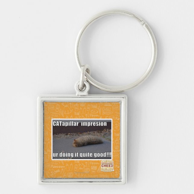 CATapillar Key Ring (Front)