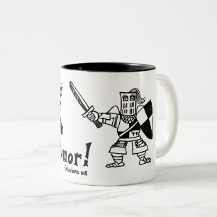 Catapult Carnage Ephesians 6:11 Lady Knight Mug