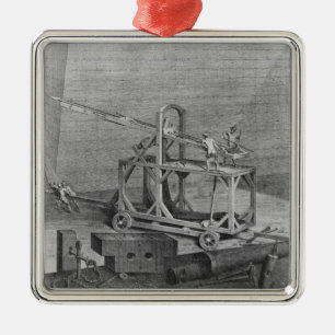 Catapult Metal Tree Decoration