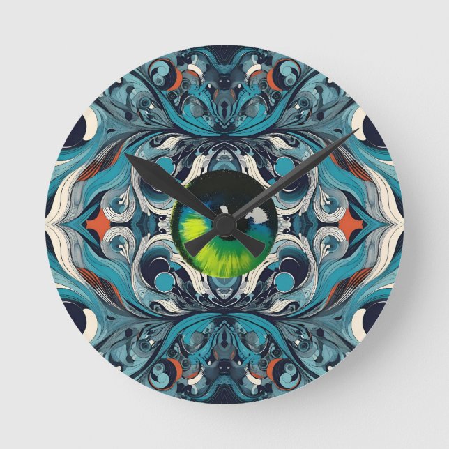 Cataract Counterattack - Ken Gauge Art Round Clock (Front)