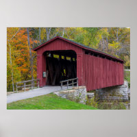 Cataract Covered Bridge over Mill Creek