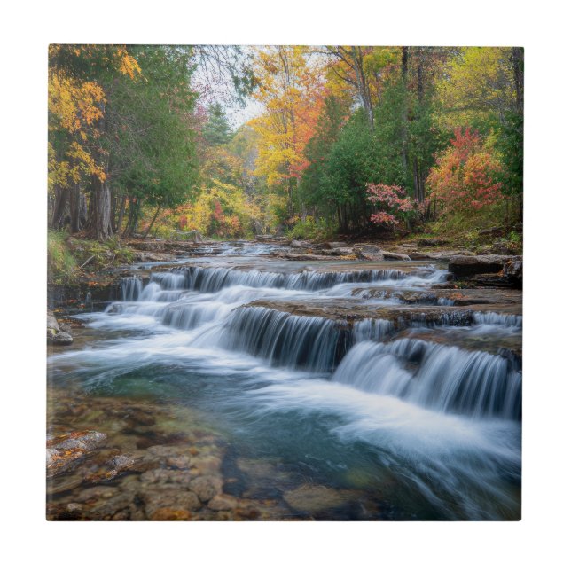 Cataract Falls in USA Tile (Front)